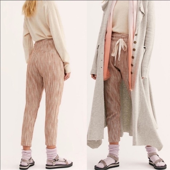 NEW Free People Light at Sunrise Crop Pants 6 - Picture 2 of 12